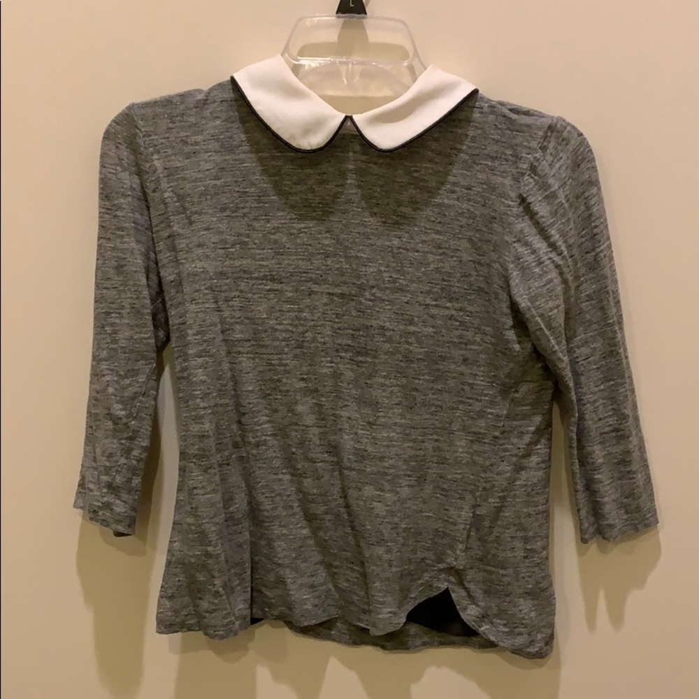 Ann Taylor white collared shirt